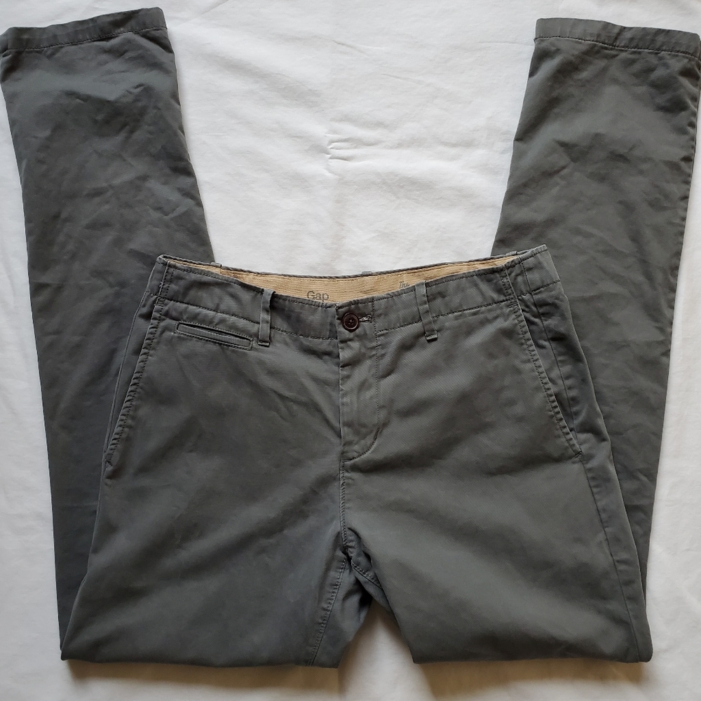 GAP 'The Lived-In Slim' Gray Pants 31x32